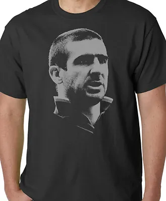 ERIC CANTONA Football Legend T-Shirt Mens Organic Cotton MAN UTD France King • £8.99