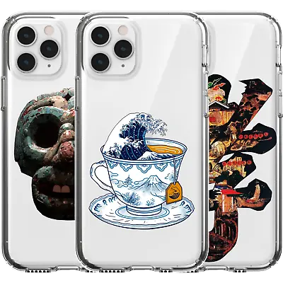 $16.95 • Buy Silicone Cover Case The Great Wave Japanese Art Word Character Ancient Head Art