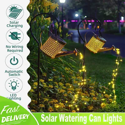 $13.89 • Buy Solar Watering Can Light Garden Outdoor Waterproof Kettle Yard Art Lamp Decor ZU
