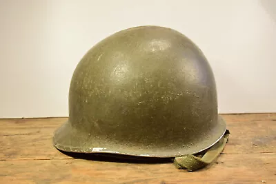 WW2 US M1 Helmet Fixed Bails Firestone Liner - Original • £36