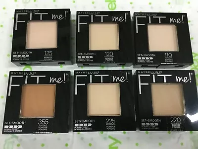 Maybelline New York Fit Me! Set + Smooth Pressed Powder 0.3 Oz. Choose Shade NEW • $13.56