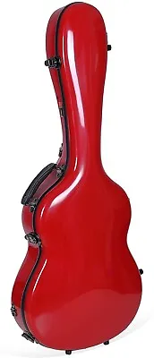Crossrock Fiberglass Classical Guitar Case 4/4 Full Size Acoustic Guitar Case • $387.99