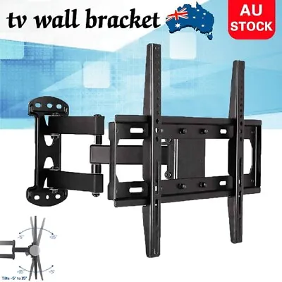 Universal TV Wall Mount Bracket Swivel LED LCD Plasma Flat Panel VESA 26-55 Inch • $43.95