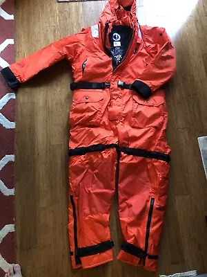 Mustang Survival's MS2175 Deluxe Anti-Exposure Coverall And Flotation Work Suit. • $485