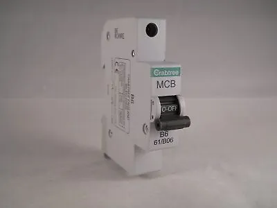 Crabtree Starbreaker MCB 6 Amp Single Pole Circuit Breaker Type B 6A 61/B06 S... • £3.95