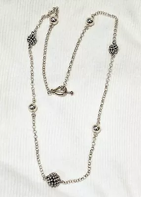 Michael Dawkins Sterling Silver Station Necklace • $65