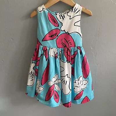 Mayoral Dress Size 3 Girls 98cm Floral Sleeveless Easter • $19.99