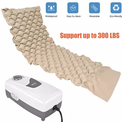 Medical Bed Med Air Mattress Alternating Variable Pressure Pump Pad System Set • $54.78