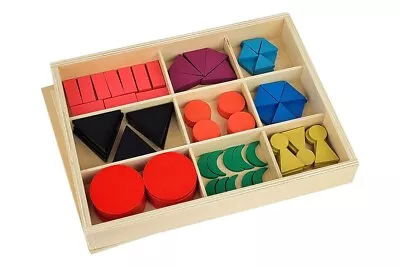 Basic Wooden Grammar Symbols With Box - MONTESSORI LANGUAGE MATERIAL • $21.12