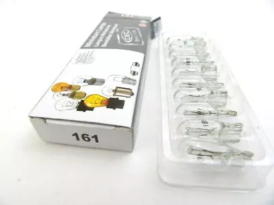 Box Of 10 CEC 161 Miniature Lamps 14 Volt 2.66 Watt Glass Wedge Base • $9.99