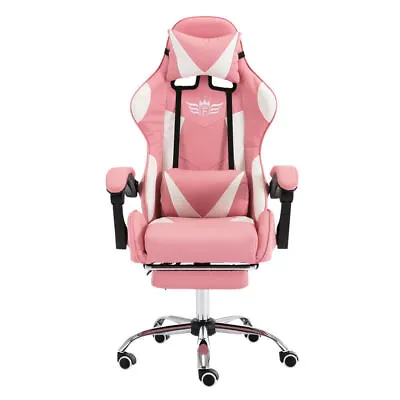 £104.99 • Buy Gaming Chair Office Recliner Swivel Ergonomic Executive PC Computer Desk Pink