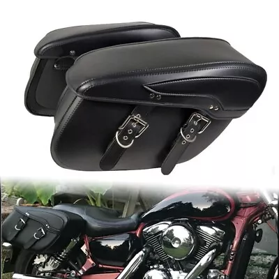 Motorcycle Saddle Bags Saddlebag Bag For Suzuki Boulevard M109R M50 M90 M95 • $129.99