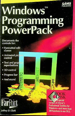 Windows Programing PowerPack (1992) W/CD - Sams Publishing - CD Included - New  • $16.22