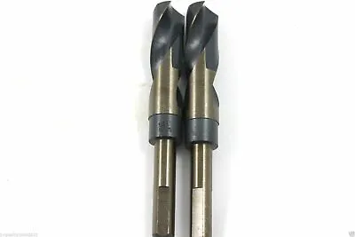 7/8  Silver & Deming Drill Bit (2-pk) Black/Gold 1/2  Shank & 6  Long Heavy Duty • $14.95