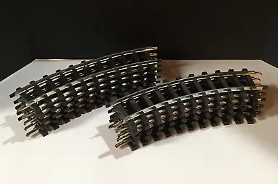 Lot Of 10 Bachmann 12” G Scale Curve Steel Track Big Haulers Model Train • $40.45