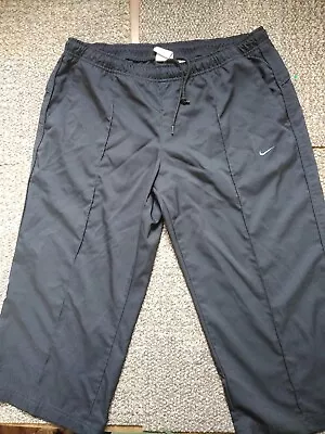 $14.99 • Buy Mens Nike Size L Black Nylon Jogging/exercise Pants Free Shipping