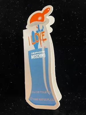 Moschino Cheap And Chic I Love Love Eau De Toilette EDT Sample 1.5ml / 0.05 Oz • $2.95