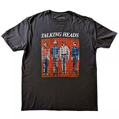 Talking Heads Pixel Portrait T-Shirt Grey New • $24.58