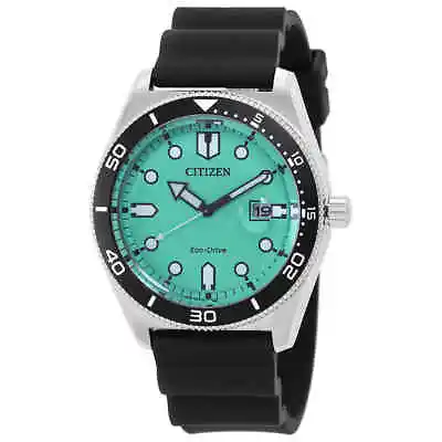 Citizen Eco-Drive Turquoise Dial Men's Watch AW1760-14X • $163.90