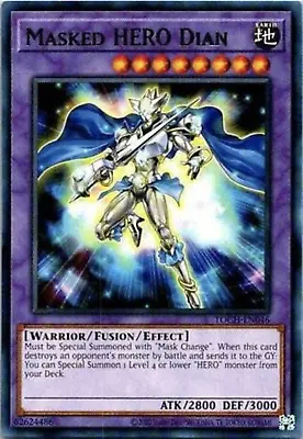 Yu-Gi-Oh! - 3X Masked HERO Dian - TOCH-EN046 - Rare - UL -NM/M - NEW • $2.29