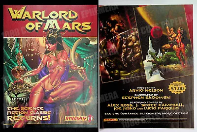 Warlord Of Mars Dynamite Comics 2010 John Carter Print Magazine Ad Poster ADVERT • $11.99