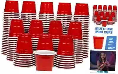  2 Oz Plastic Shot Cups - Pack Of 200 Disposable Mini 2oz Party Cups  • $19.05