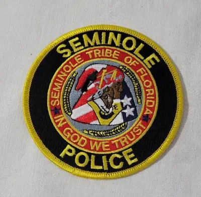 Seminole Tribe Of Florida Native American Indian Tribal Police Patch • $4.99