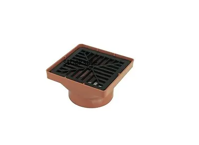 £7.99 • Buy   Underground Drainage  110mm Square Hopper And Grid Underground  Pipe Fittings 