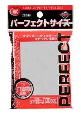 KMC Perfect Size / Fit Card Barrier Sleeves (100) ~ Standard MTG / Pokemon • £5.49