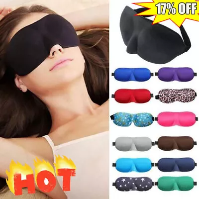 $1.99 • Buy 3D Travel Eye Mask Sleep Padded Shade Cover Rest Relax Sleeping Blindfold V2Z1