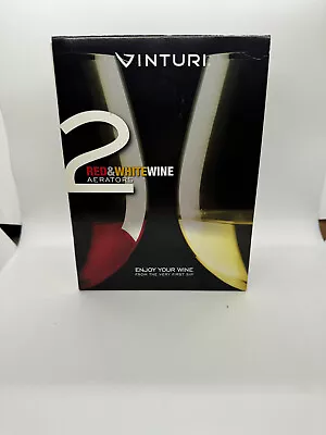 VINTURI RED&WHITE WINE AERATOR -  Perfect Aeration In The Time It Takes To Pour  • $25