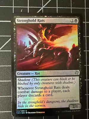 Stronghold Rats Foil Time Spiral: Remastered 142 MTG NM+ Never Played • $1.75