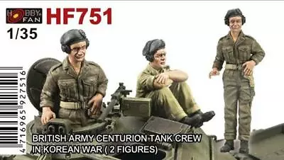 Hobby Fan 1/35 British ARMY Centurion Tank Crew In Korean War 2 Resin Figures • $55.56