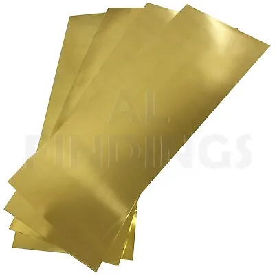 XL Brass Shim (Sheet) .001 .002 .003 .005 Assorted 100 X 250mm Or 4x10  • £6.50
