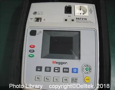 £650 • Buy Megger PAT310 DE(Euro) Pat Tester 0701-0702  1 Year Calibration & Warranty