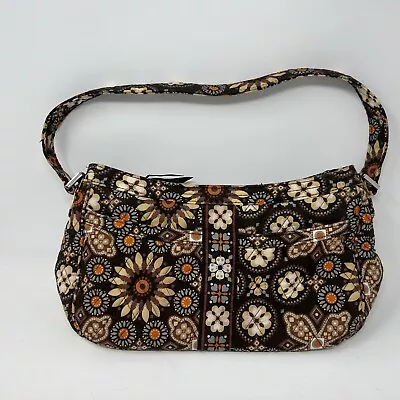 Vera Bradley Canyon Cassidy Shoulder Bag Purse Quilted Retired Pattern Brown • $12