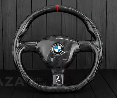 Bmw E30 E28 E34 E28 M-tech 2 Steering Wheel 385MM Flat Bottom Carbon Fiber • $1600