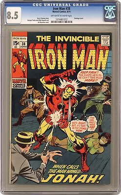 Iron Man #38 CGC 8.5 1971 1074481012 • $105