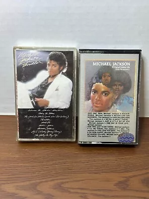 Michael Jackson Lot Of 2 Cassettes Thriller 14 Greatest Hits - Good Condition • $19.99