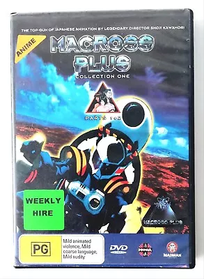 Macross Plus Collection One & DVD 2-Discs Anime Parts 1 & 2 R4 | Ex-Rental  • $10.62