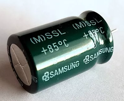 2 Pieces 2200uF 25v 85°C  SAMSUNG (Korea) SSL  -ref:397 • £1.25