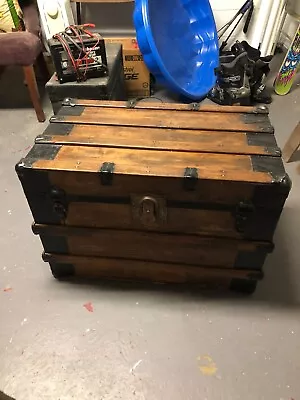 Vintage Klein Wood Trunk • $400