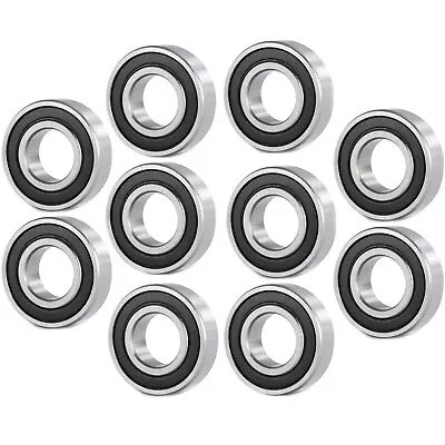 10PC Premium 624 2RS ABEC3 Rubber Sealed Deep Groove Ball Bearing 4 X 13 X 5mm • $19.72