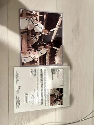 Mickey Mantle/ Hank Aaron JSA LOA SIGNED 8x10 Photo  - RARE New York Yankees • $1749.99