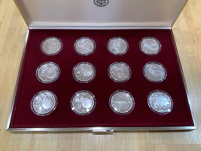 1994 Wonders Of The Solar System Marshall Islands 12 Silver .999 Proof Coins • $575