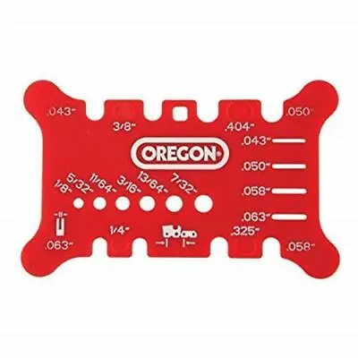Oregon 556418 Chainsaw Bar And Chain Measuring ToolRed • $6.25