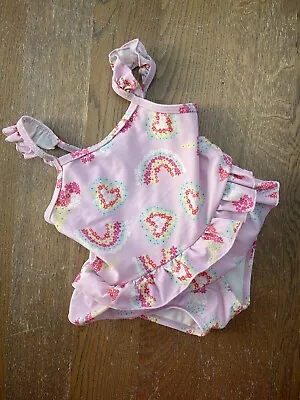 Baby Girls Monsoon Swimming Costume 12-18 Months Frilly One Piece Swimming Suit  • £4