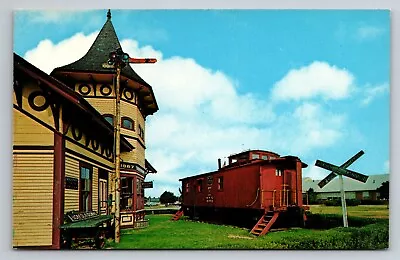 Railroad Museum Chatham Cape Cod Massachusetts Vintage Unposted Postcard • $5.25