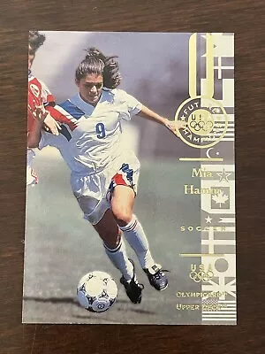 1996-97 Upper Deck #112 Usa Future Champions Mia Hamm Olympic Soccer Card • $7