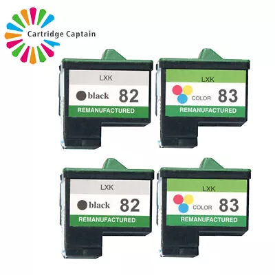 Lot Ink Cartridge For Lexmark NO.82 NO.83 X5100 X5130 X5150 X6150 Pro X65 Z55 • £5.17